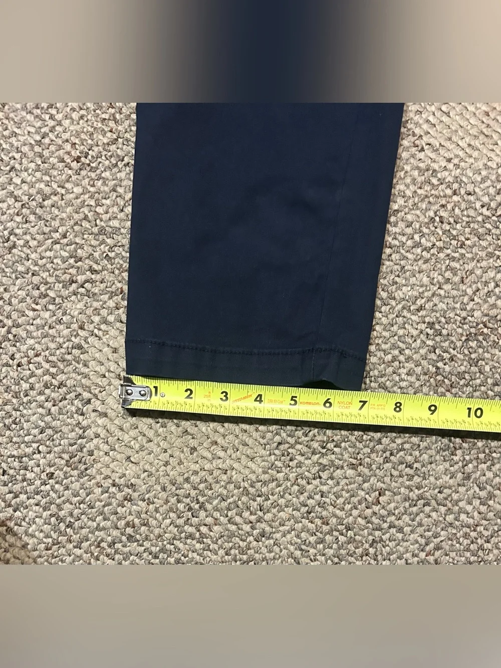 Banana Republic Mens Lived In Chino Slim Fit Pants 38x30 Flat Front Blue Slacks